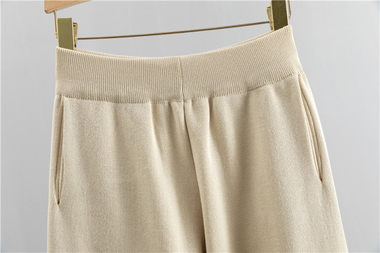 Abbigliamento da donna Moda Casual Abiti per donna Primavera e autunno Lettera Giacca gilet in maglia larga Pantaloni attillati Abito a tre pezzi_voghion.com