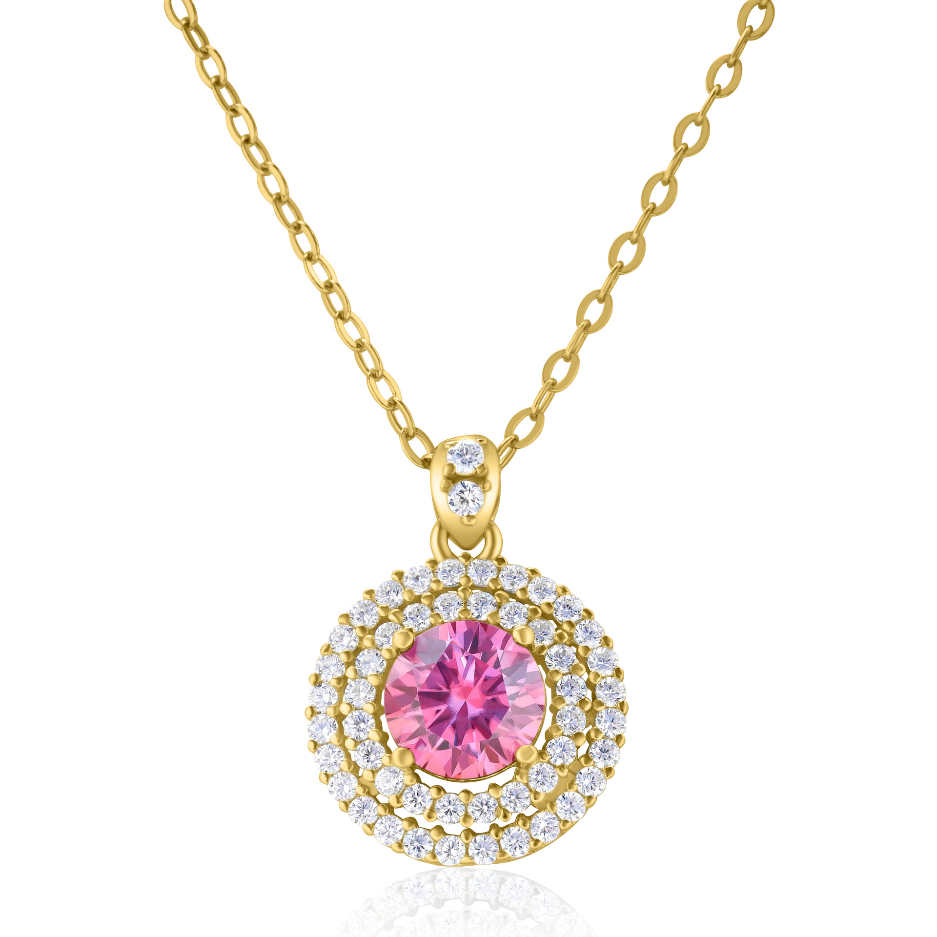 1 quilates collar azul verde negro collar de piedra de moissanita con certificado GRA collar dorado collar de plata esterlina