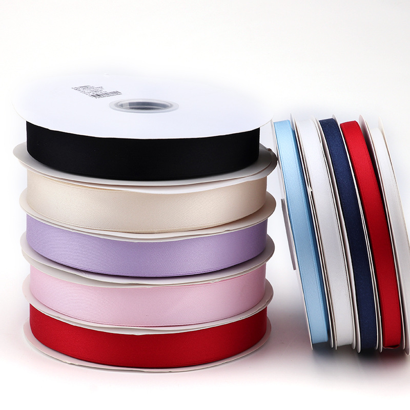 Cinta de algodón de poliéster de doble cara de alta densidad DIY cinta de arco al por mayor caja de regalo de frutas bolsa de accesorios decorativos