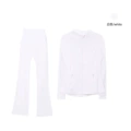 White Flared Set