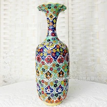 【伊朗波斯陶瓷花口花瓶 YL356】精致古典风装饰用工艺品礼品