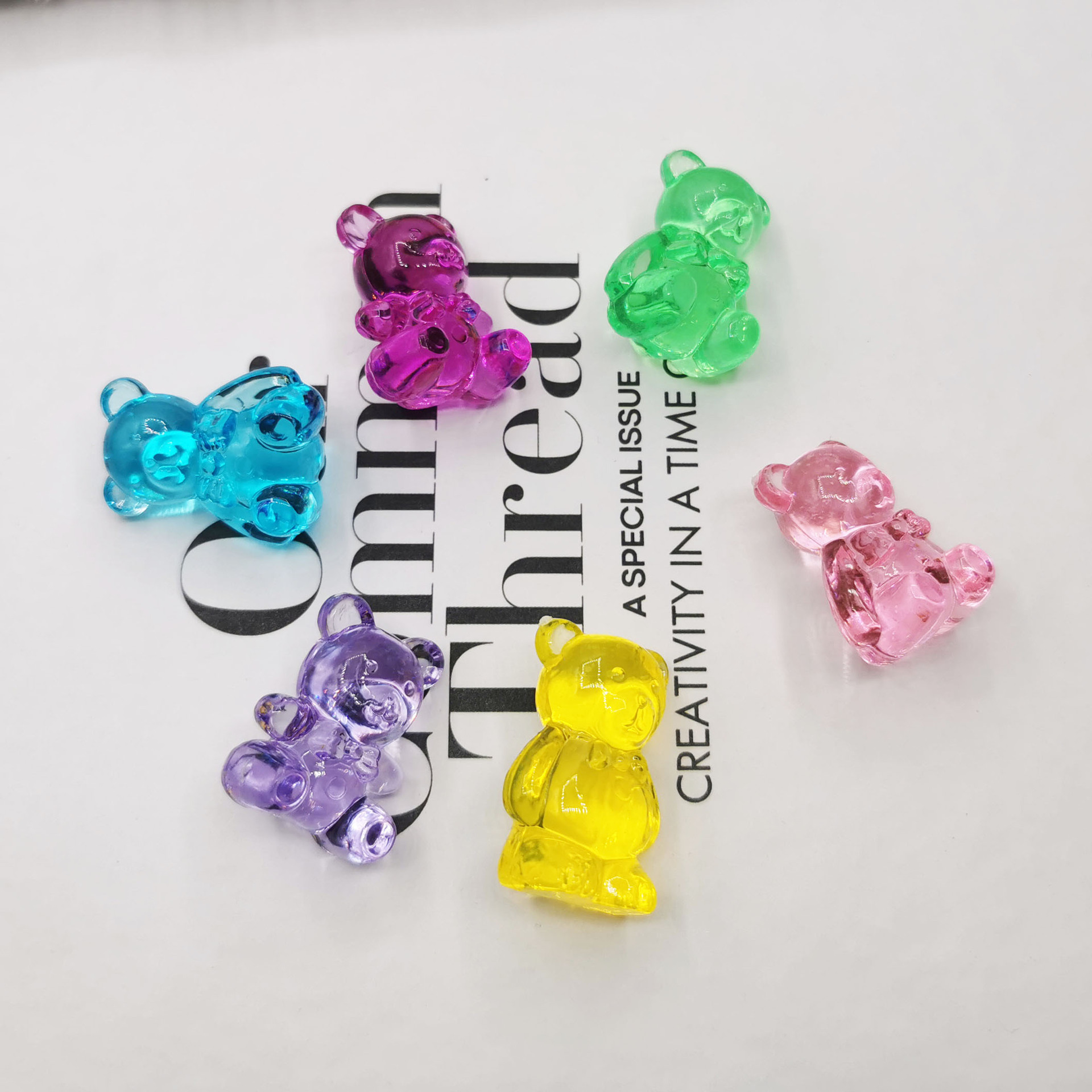 Children's Gem Toy Diamond Toy Girl Colorful Acrylic Plastic Imitation Crystal Girl Princess Colorful Treasure