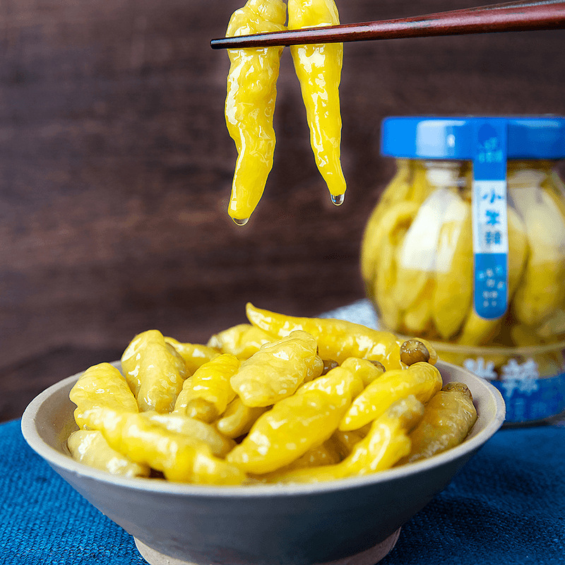 重庆佳仙泡椒小米辣245g泡椒辣椒自制泡椒凤爪凉拌菜调味|ru