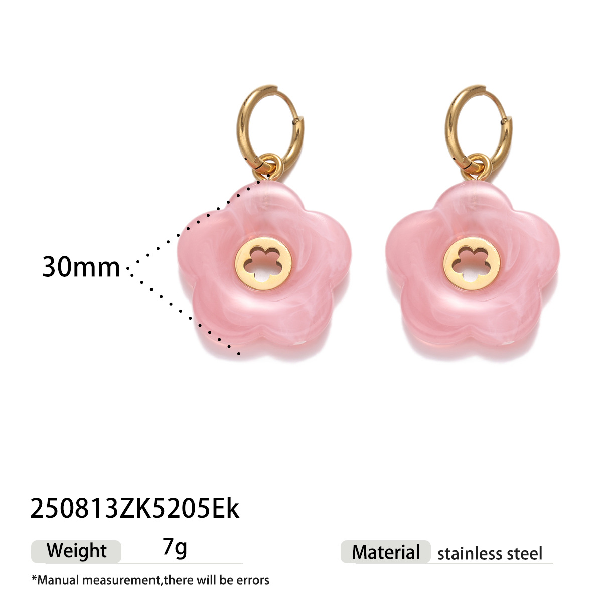 Collar de flores acrílicas para mujeres no se desvanecen, nicho universal, joyerías de cadena clavícula transfronterizas
