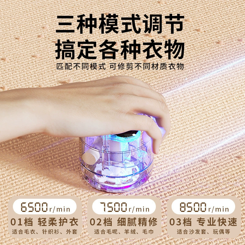 Puffer ball charging, transparent trimmer for home use