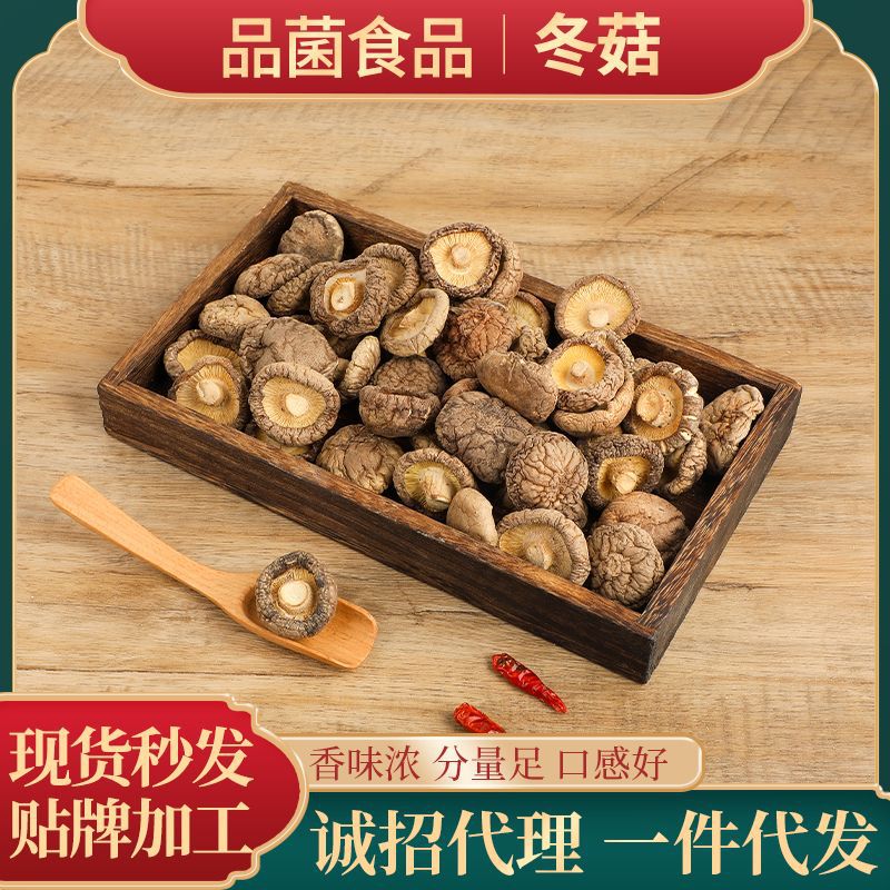 定制香菇高山冬菇剪脚菇农家菌菇新鲜小香菇500g干香菇蘑菇袋装