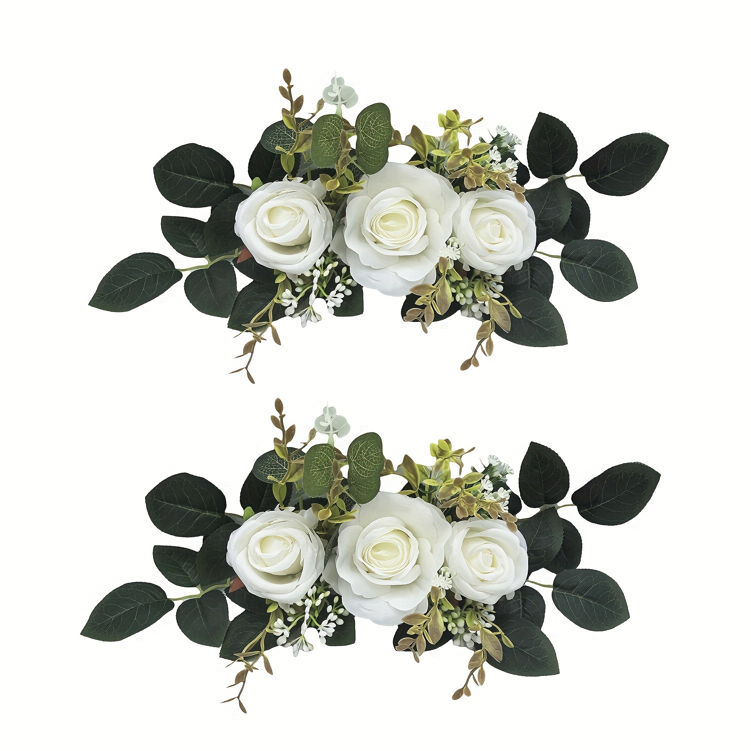 Sillas transfronterizas flores hechas a mano diy productos terminados festivales de bodas diseño de mesa de comedor de hotel decoración de escena de flores de simulación