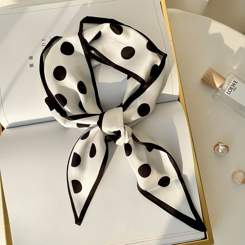 Polka Dot sobre fondo blanco