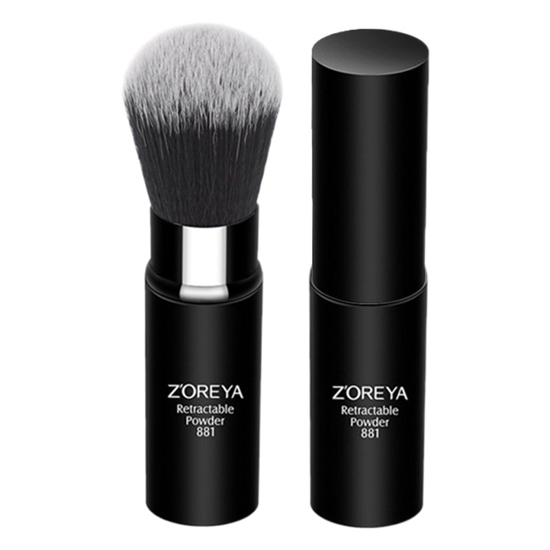 Zhuolya multifuncional mini cepillo retráctil Cangzhou Blush negro cepillo suelto herramienta de belleza portátil cepillo de maquillaje