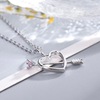 Summer brand necklace stainless steel, pendant