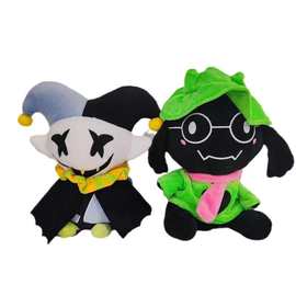 跨境新品ralsei plush 游戏三角符文公仔Deltarune主角毛绒玩具