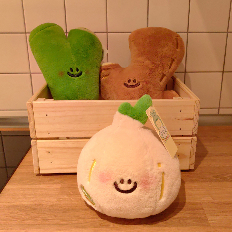 Muñeco de Peluche de Verduras Ajo Cebolla y Jengibre para Máquina de Peluches image 3