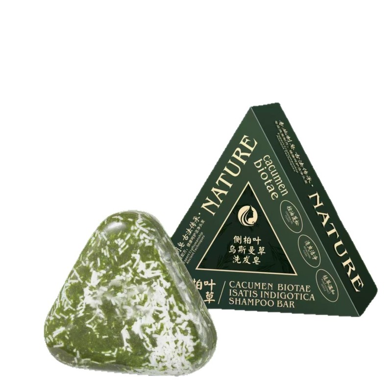 七绿同款侧柏叶乌斯曼洗发皂柔顺清洁洁净清爽手工皂草本香皂|undefined
