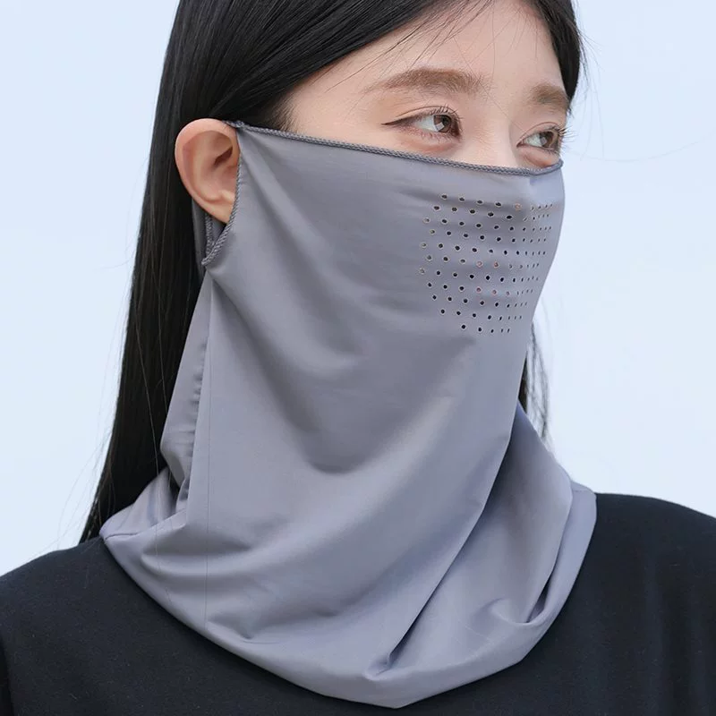 Silk mask, summer travel sports climbing scarf, sun protection, new collection