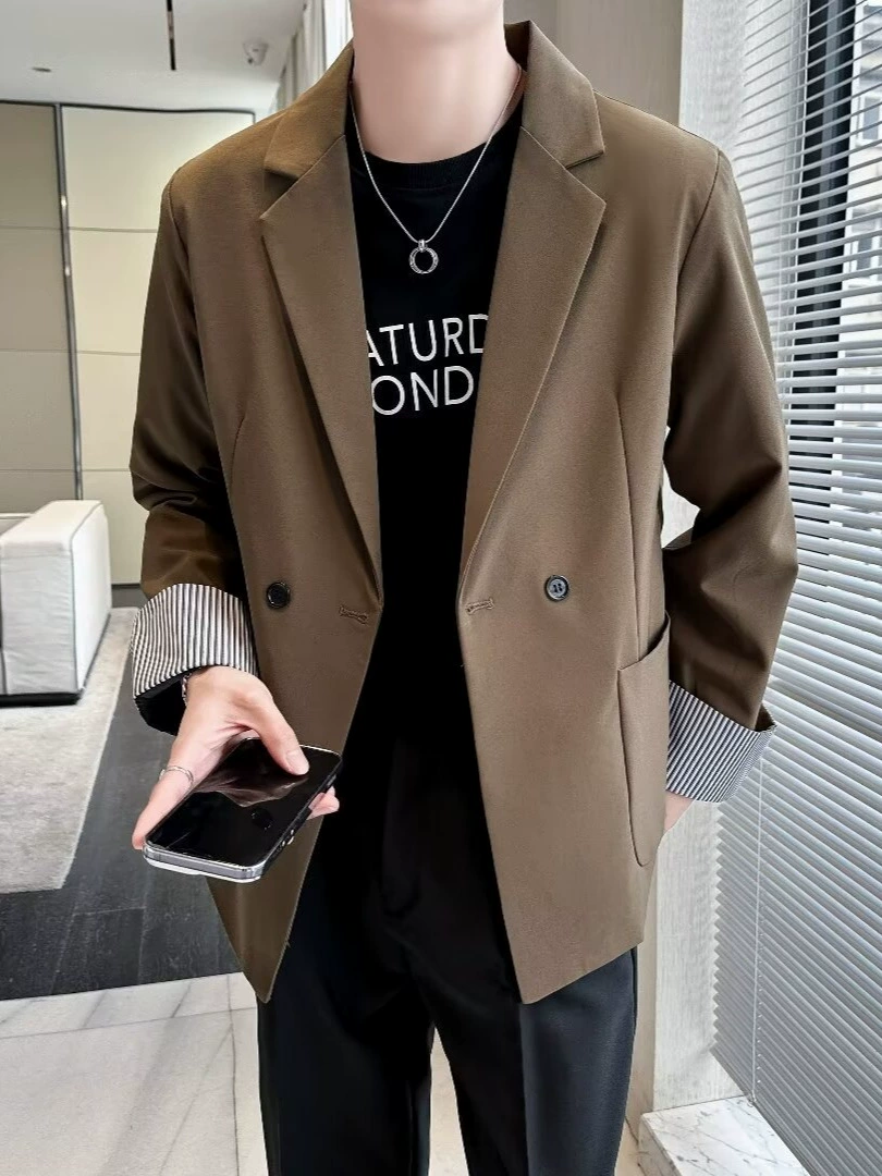Tide, autumn universal classic suit, trend jacket, oversize