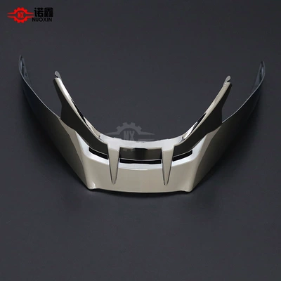 Dəbilqə (Kaska) aksesuarları – Suitable for R50S helmet - r50s-rear-wing-silver-plated