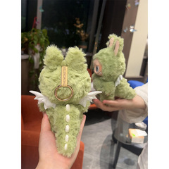 labubu娃衣绿色恐龙拉布布衣服15-17cm一代二代三代【不含玩偶】