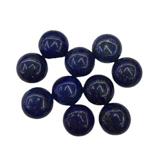 跨境直销 青金圆形戒面宝石欧美时尚玛瑙裸石 宝石工艺品批发