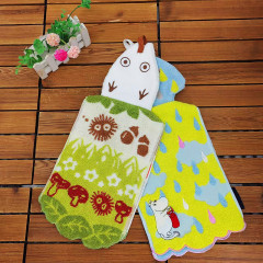 Export Japanese-style children's cartoon color-woven jacquard embroidery dense water-absorbent thick handkerchief face towel