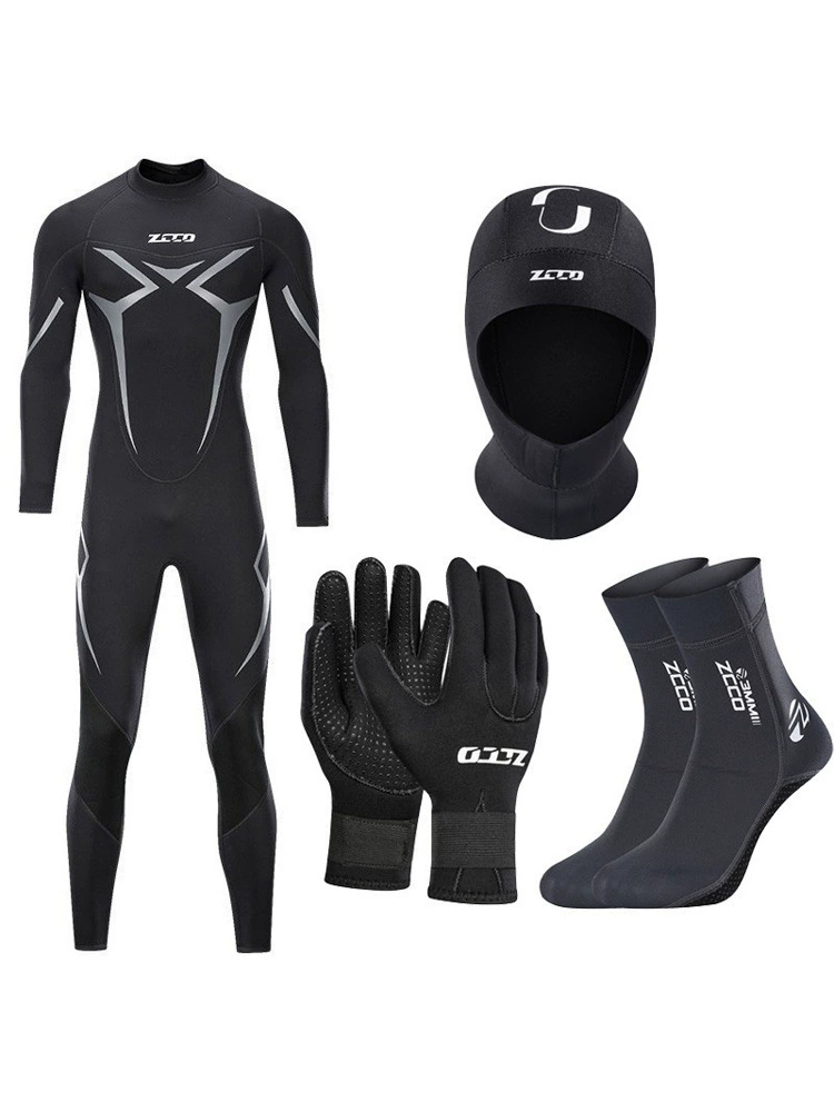 1,5/м, утолщенный неопреновый утепленный цельный гидрокостюм больших размеров, мужской и женский теплый купальник с длинными рукавами