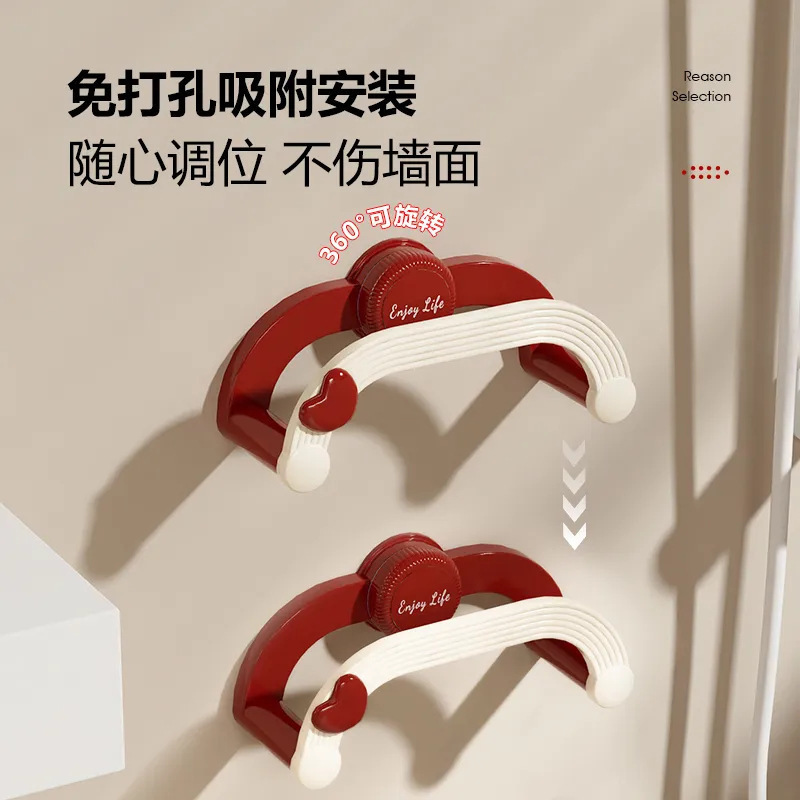 可伸缩免打孔新款挂壁家用版吸盘式脸盆架多巴胺脸盆架浴室置物架|undefined