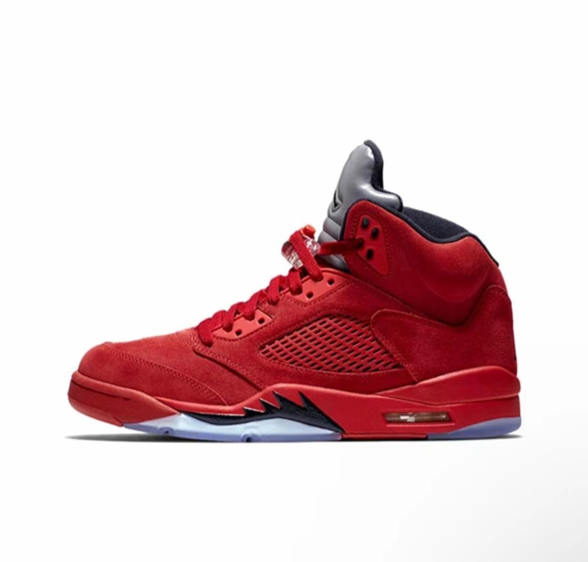 Pedidos de comercio exterior de fábrica de zapatos Putian AJ5 zapatos de baloncesto Liuchuan arce negro y blanco alas de cicada Jiao5 zapatillas de amortiguación de aire image 14