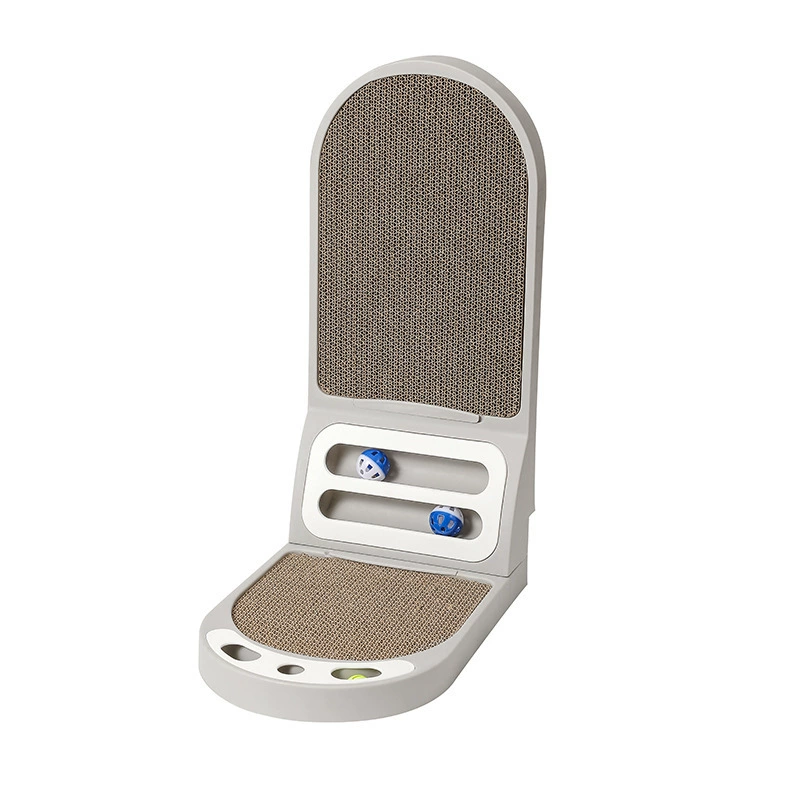 Cat scratch board L-shaped vertical integrated cat condo, thickened, wear-resistant, non-shedding cat toy