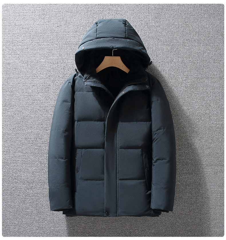 Heren winter donsjack waterdichte eendendons parka jas_voghion.com