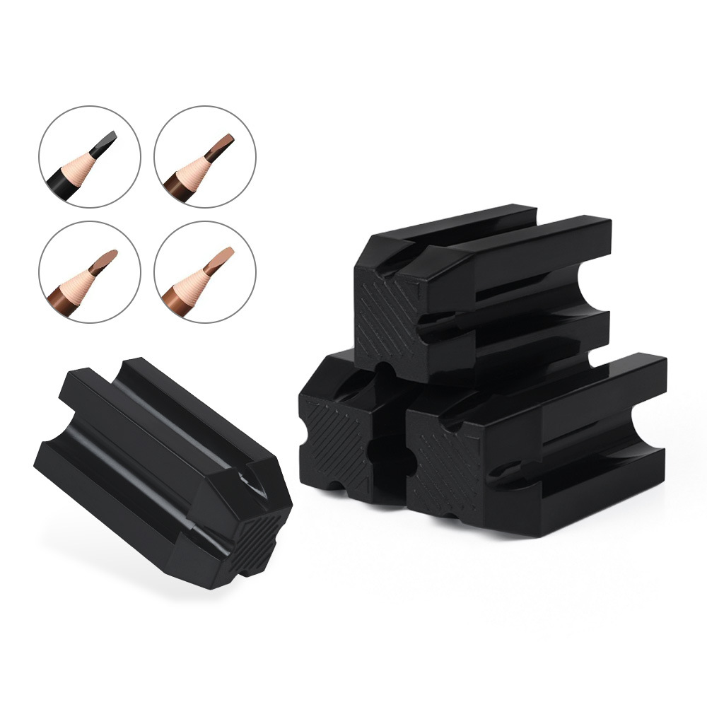 New pull-out eyebrow pencil sharpener, four-sided eyebrow pencil sharpener, slotted lip pencil and eyeliner pencil sharpener