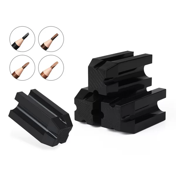 New pull line eyebrow pencil sharpener four-sided eyebrow pencil sharpener card slot lip pen eyeliner pencil sharpener