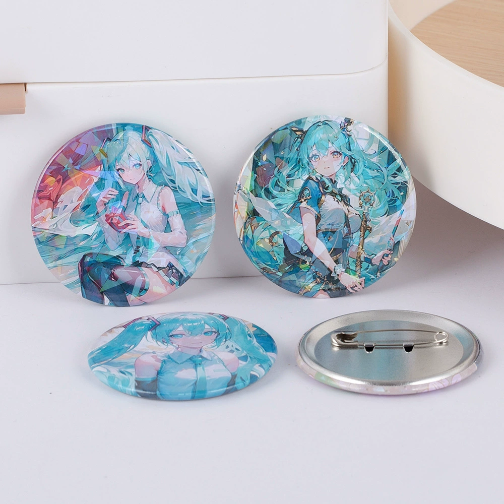 Badge, pendant, brooch, 58mm