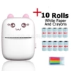 C9-Pink+10 volumes without dry glue thermal paper+5 colorful pens