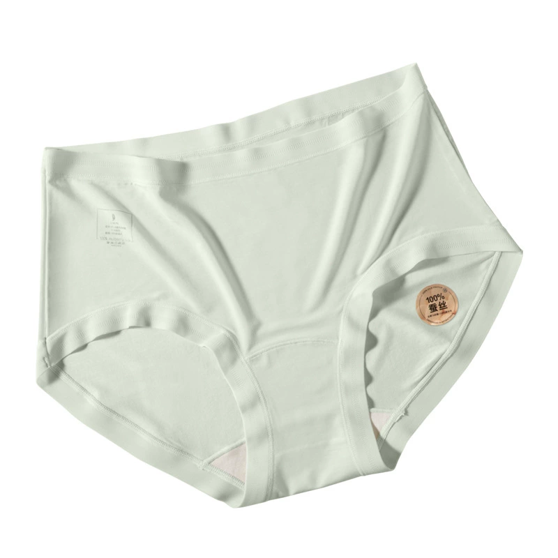 Шёлковая антибактериальная длинная underwear, высокая талия