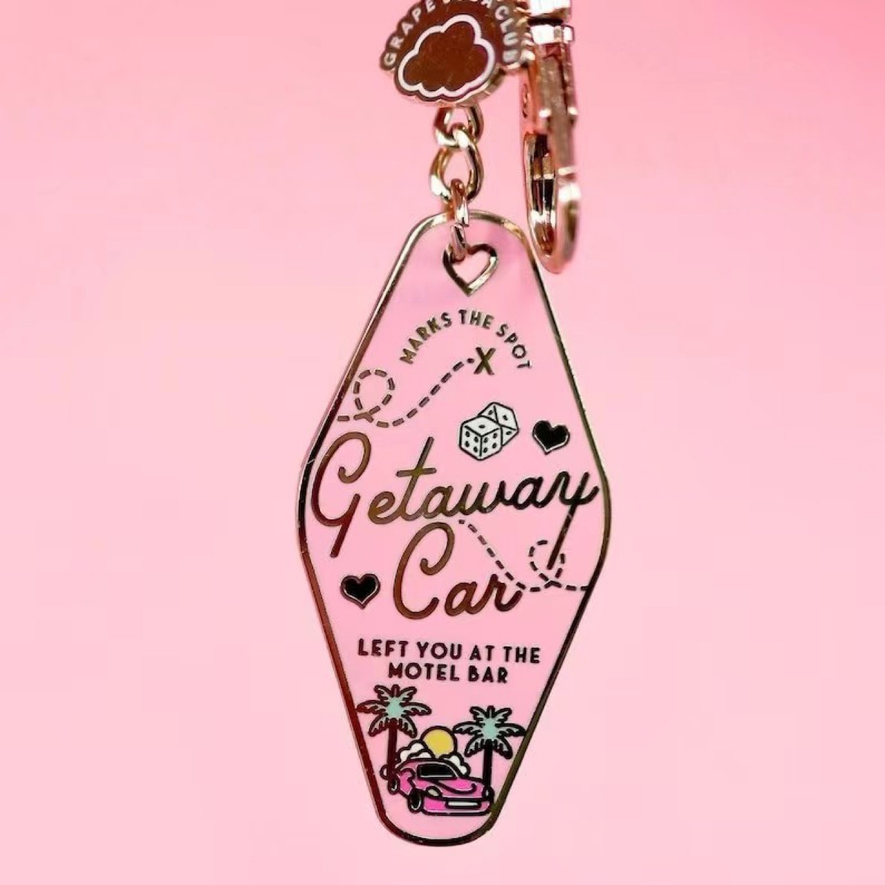 Plating Design Vacation, Classic Style Style 1 Piece Vacation Classic Style Letter 304 Stainless Steel Plating Keychain