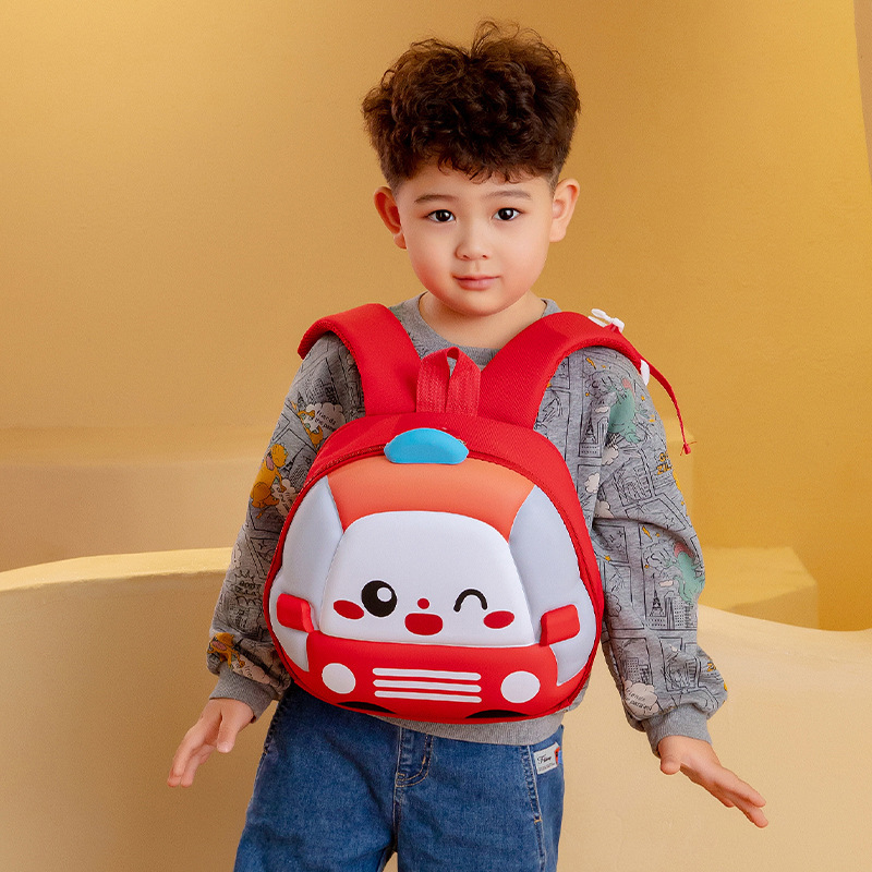 Kindergarten mochila de cáscara dura 2 - 5 mochila de dibujos animados para niños de clase media y pequeña para niños mochila de cáscara de huevo 3