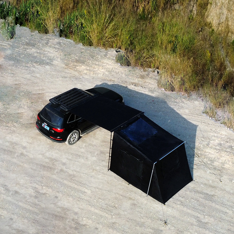 Outdoor Car-Mounted Tent, High-End Automatic Quick-Opening Tent, Aluminum Alloy Oxford Cloth Waterproof Camping Sunshade