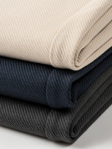 300g Heavyweight Twill Straight Leg Pants Casual Light Mature Navy Blue Drape Men's and Women's Pants Spring Summer Autumn Loose Comfort