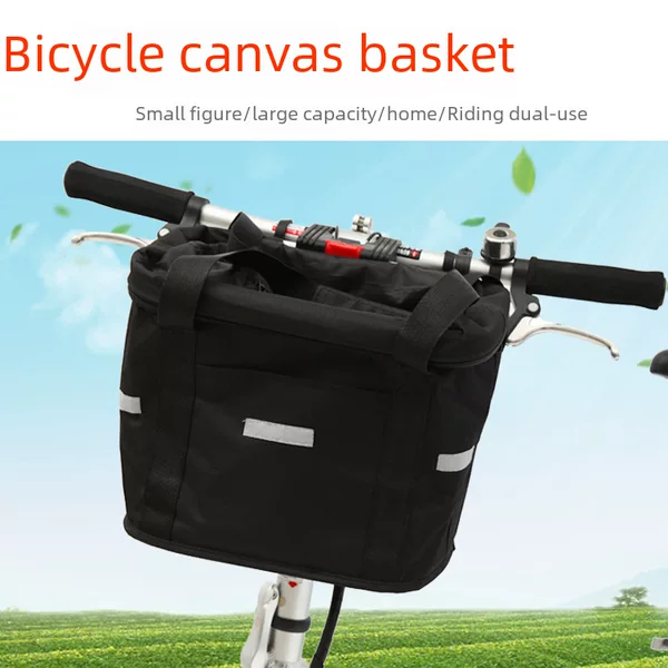 Mountain Bike Lithium Electric Bicycle Riding Bicycle Basket Basket Carrying Basket Front Bag Head Bag