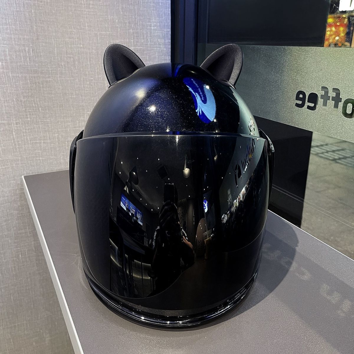 Winter Electric Motorcycle Helmet 3C Certified Cat Ear