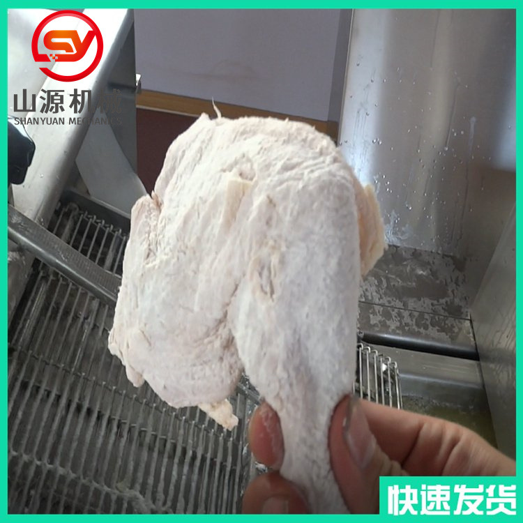 脆皮大鸡腿裹粉机器 制定加工304不锈钢裹粉设备 鸡腿根上粉机