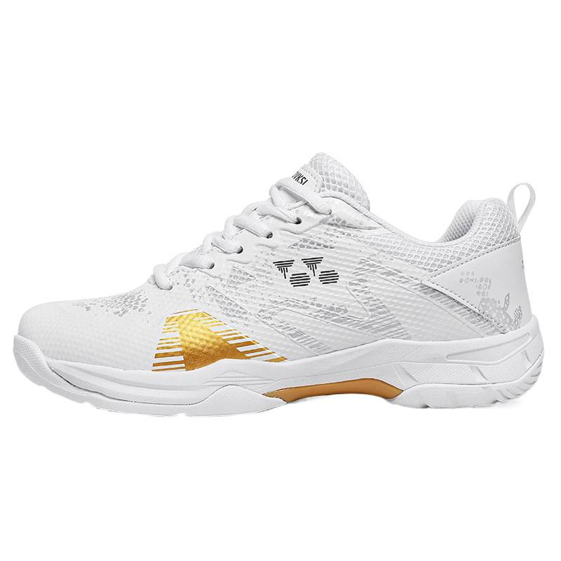 Transfronterizos de tamaño grande nuevos zapatos deportivos con suela de goma, entrenamiento de bádminton, zapatos de tenis antideslizantes y transpirables, zapatos multi-escenarios