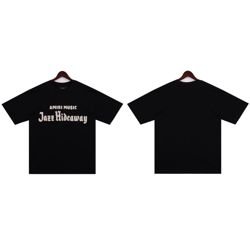 貿易クロスAm新文字クラシックプリント半袖男女同型カップルTシャツiri夏高iri製品タイプ|undefined