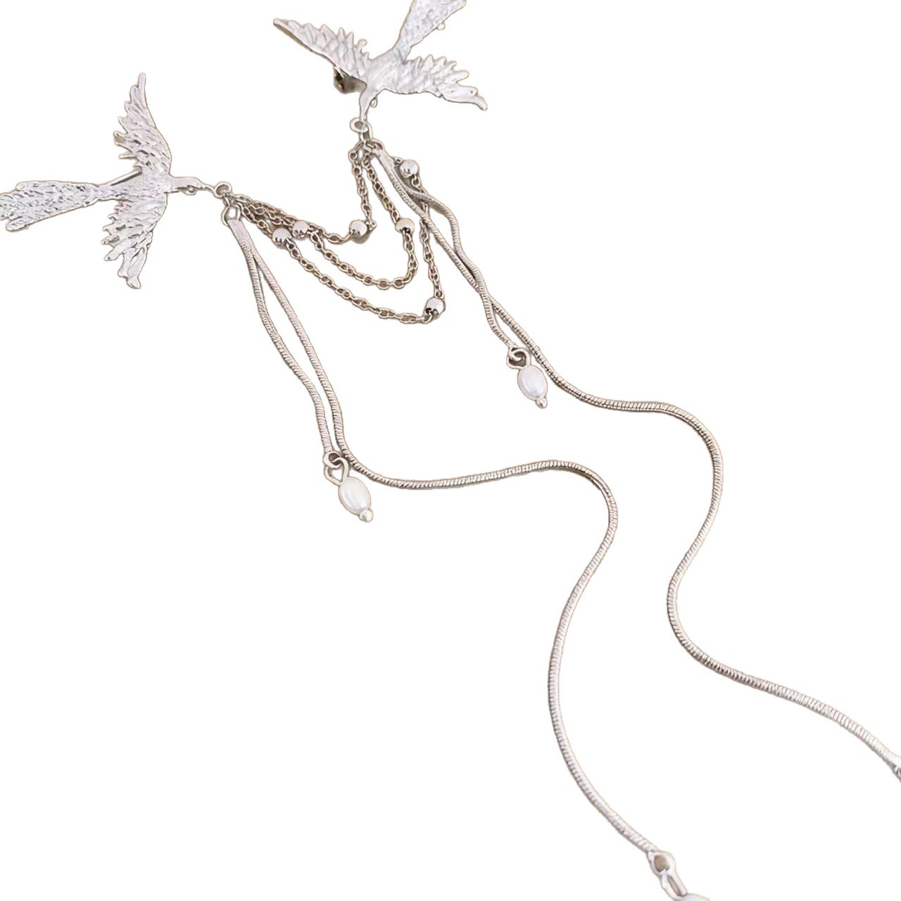 Exclusieve vogel broche met kwastjes voor dames elegante corsage_voghion.com