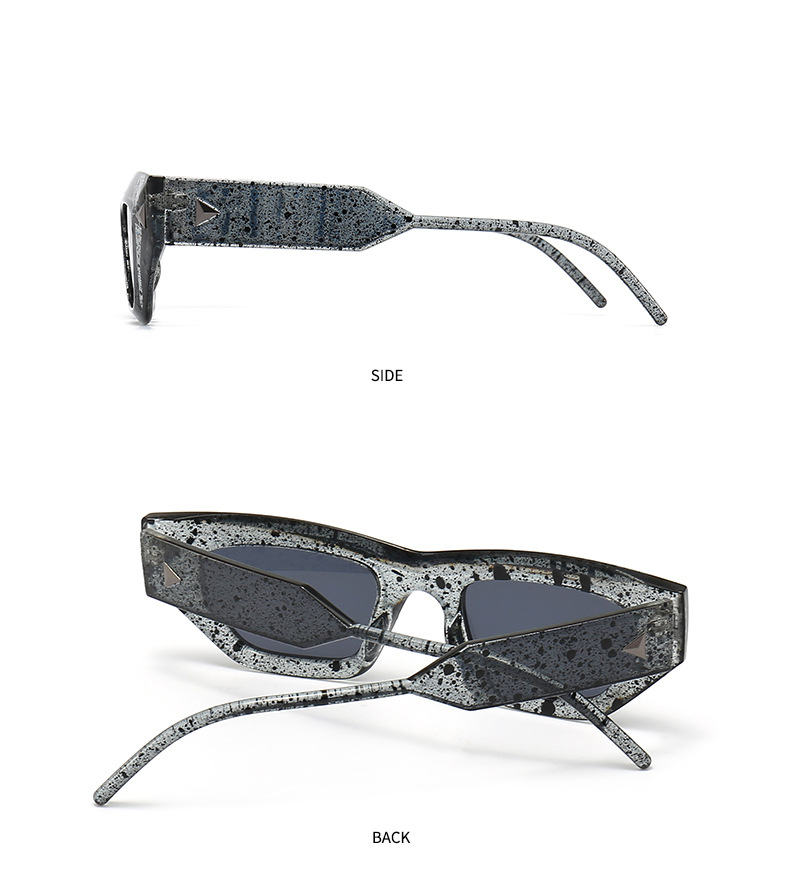 90g Weight Full Frame Glasses Structure Sunglasses Classification UV400 Protection, Resin Lens Material Square Glasses Style Daily Occasion Color Block Pattern Unisex Gender Patchwork Design Fashion Style Fashion Color Block UV400 Protection Resin Square Patchwork Full Frame Women's Sunglasses 13