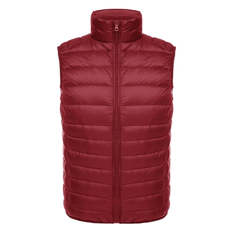 2023 Anti-season Lightweight New Lightweight Cotton-padded Jacket Vest Men's Vertical Collar Vest Vest Autumn and Winter Fashionable Waistcoat Vest