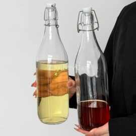 ins分装瓶储酒坛酒罐容器玻璃瓶高档白酒自酿酒密封瓶子分装容器