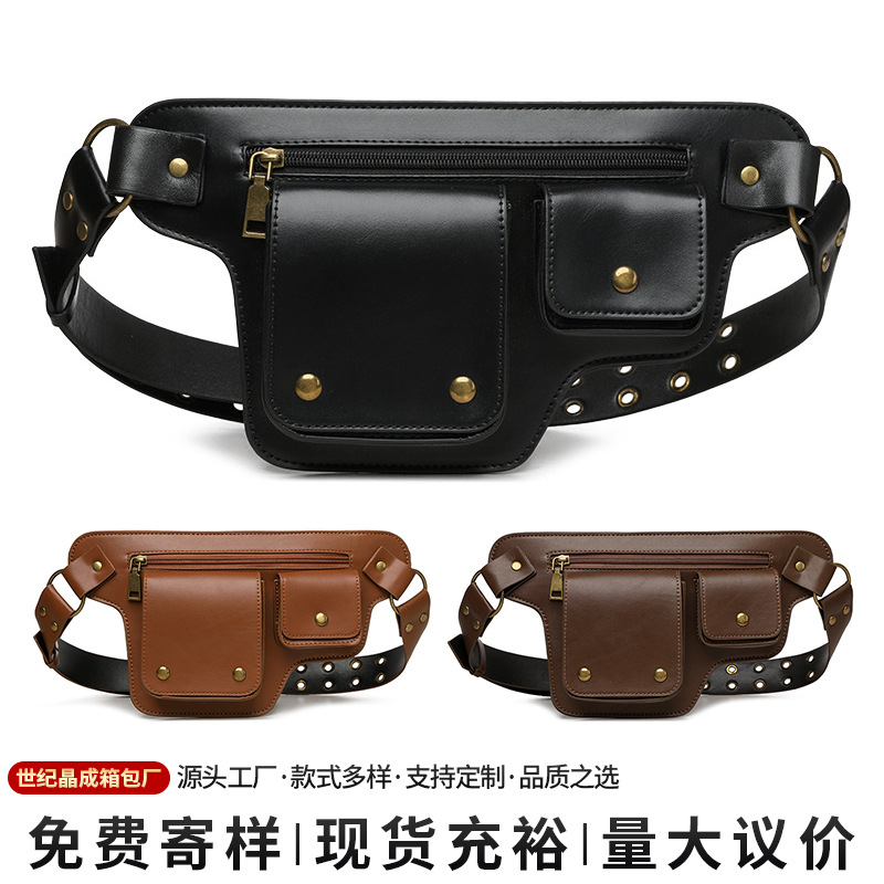 Crossbody bag for men, men's waist bag, cycling sports bag, multifunctional storage bag, fashionable crossbody bag for men and women, shoulder bag