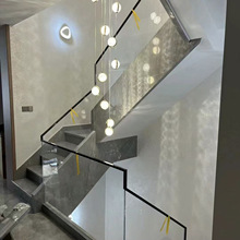 楼梯玻璃扶手阳台护栏室内家用农村自建房室外平台栏杆批发