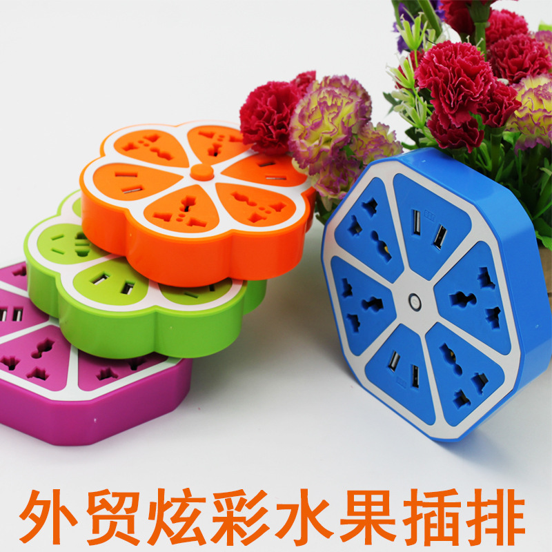 外贸插排usb 有带线电插板 多功能移动式插座 排插接线板 泰国