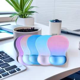 硅胶护腕鼠标垫护手腕托办公垫子游戏防滑垫加厚手托垫耐脏护腕垫